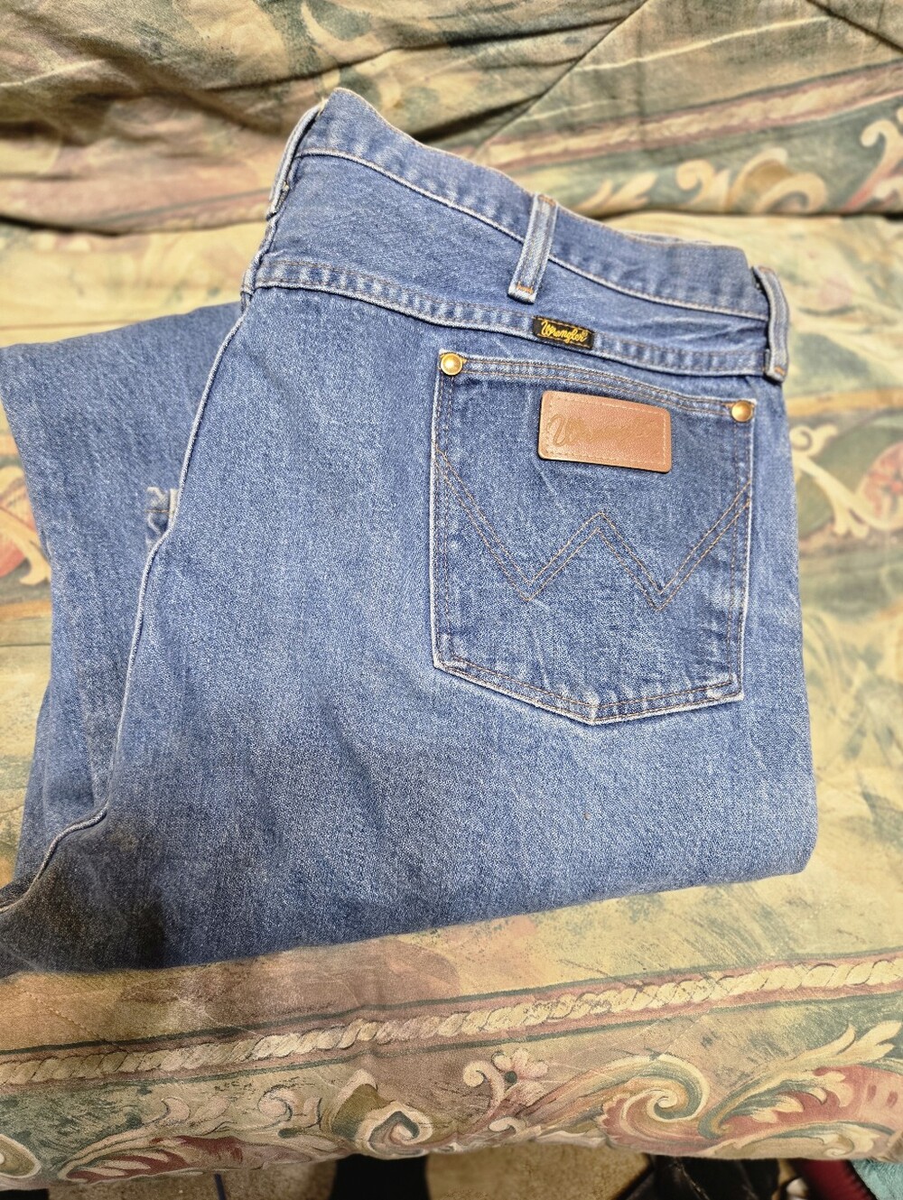 Mens Wrangler Cowboy Cut Jeans 38 Length